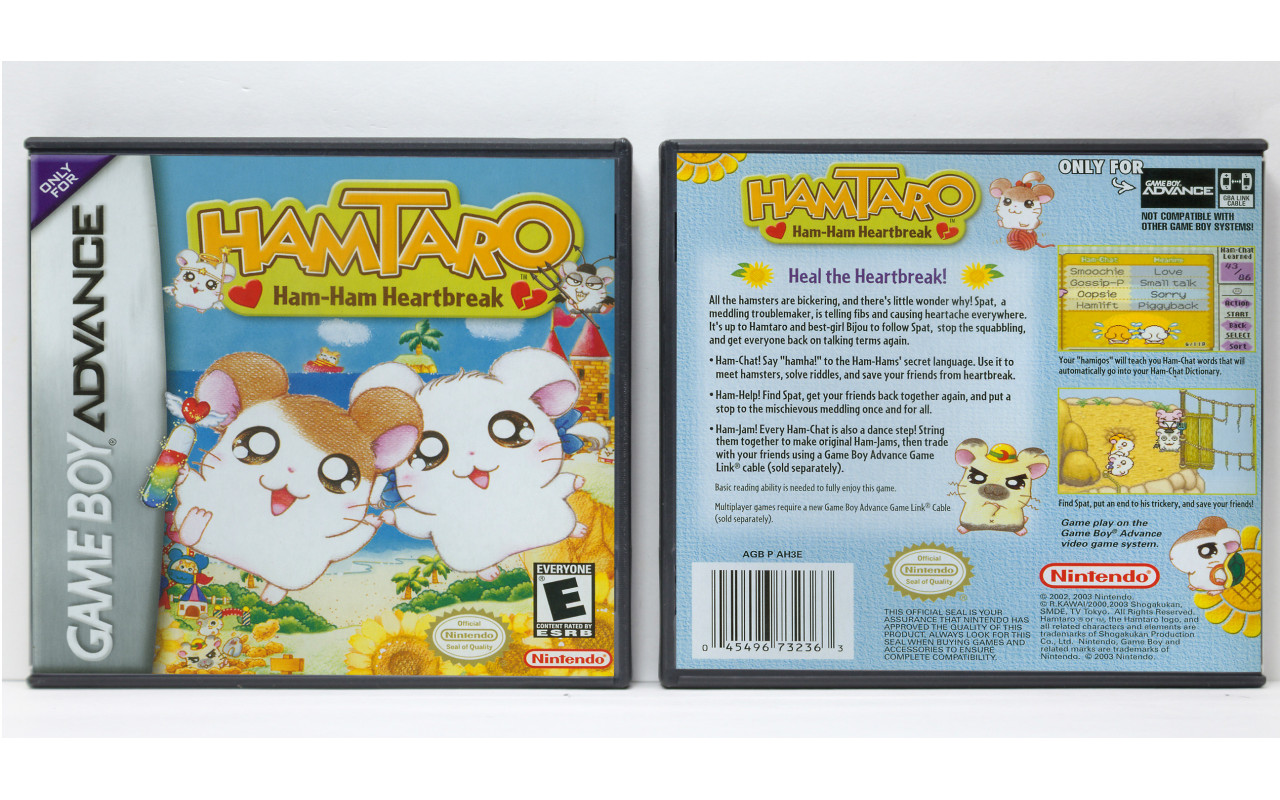 Gaming Relics Game Boy Advance HamTaro HamHam Heartbreak